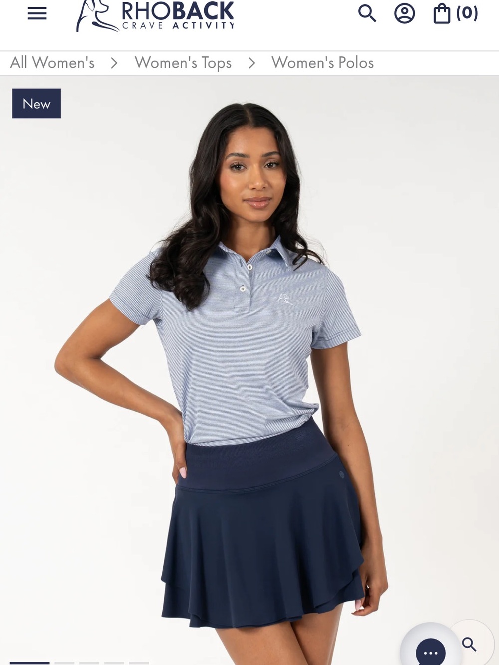 Rhoback Whaler Polo Size Medium!